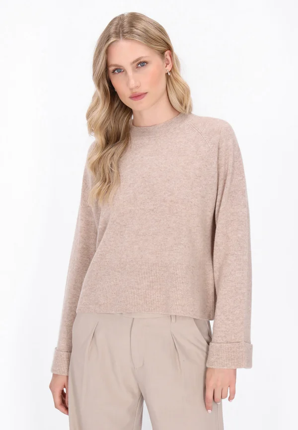 Strickpullover - stone melange