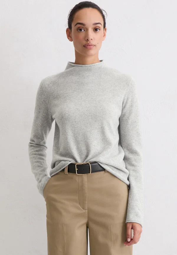 Strickpullover - stone melange