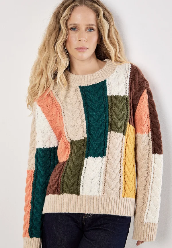 Strickpullover - stone