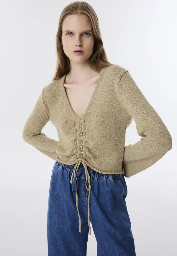 Strickpullover - stone
