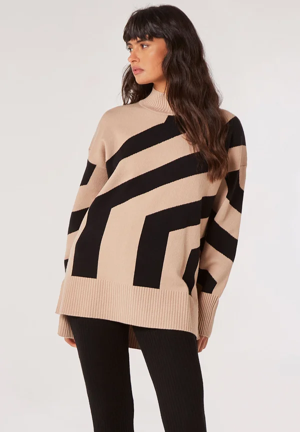 Strickpullover - stone