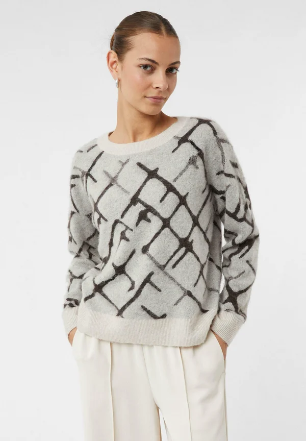STRICKPULLOVER - Strickpullover - beige