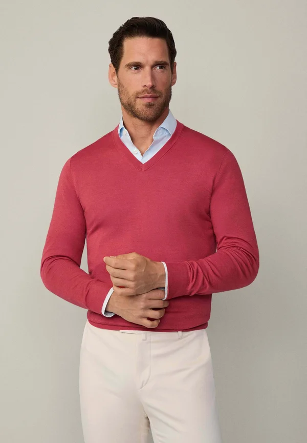Strickpullover - summer red
