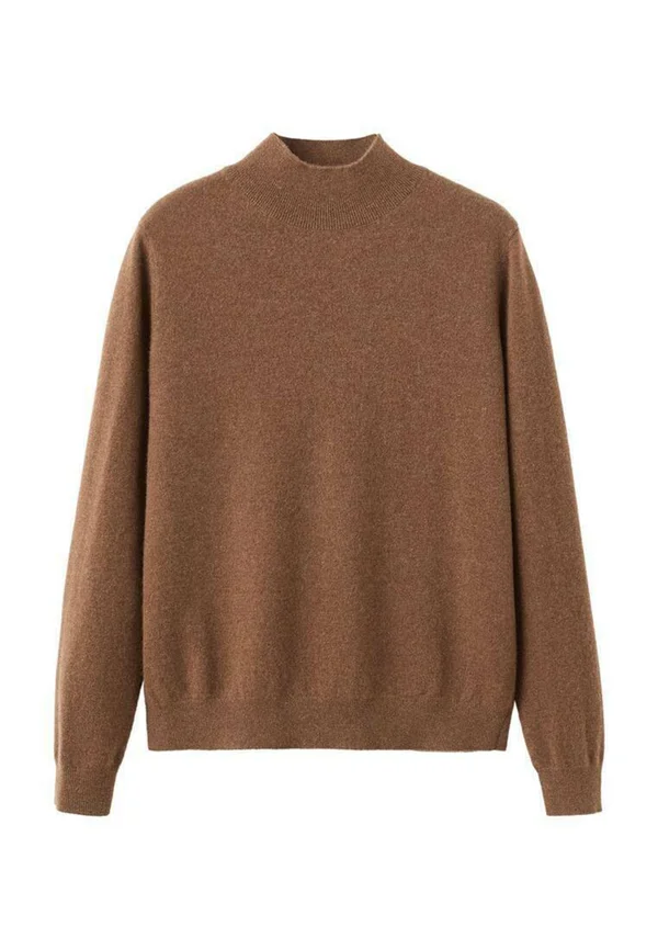 Strickpullover - tabaksbruin