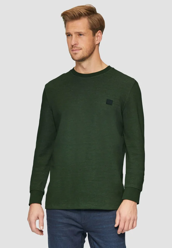 Strickpullover - tannengrün