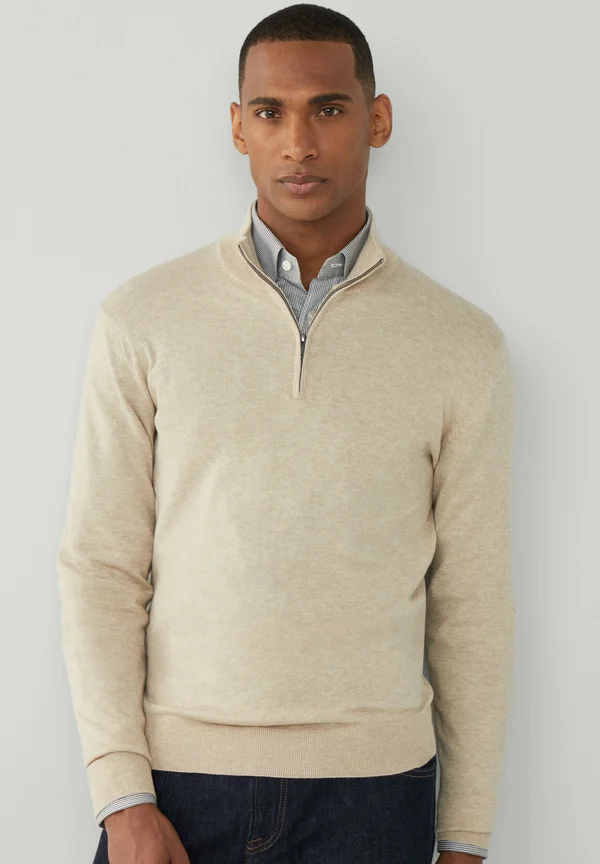 Strickpullover - taupe beige