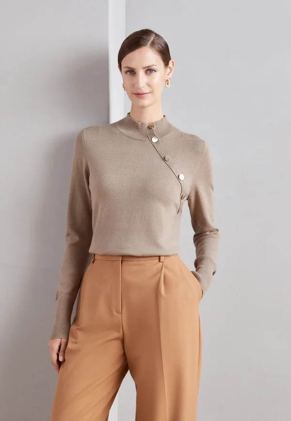Strickpullover - taupe type