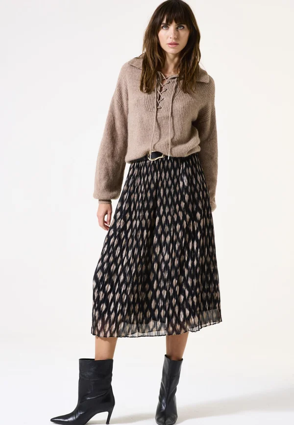 Strickpullover - taupe