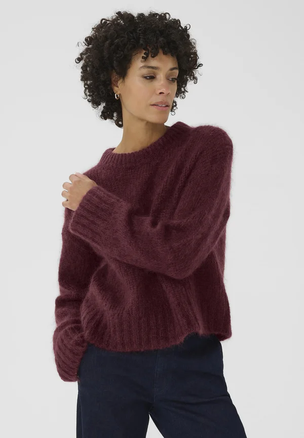 Strickpullover - tawny port