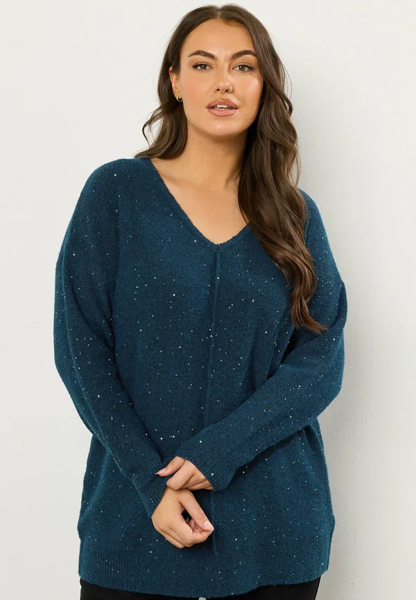 Strickpullover - teal