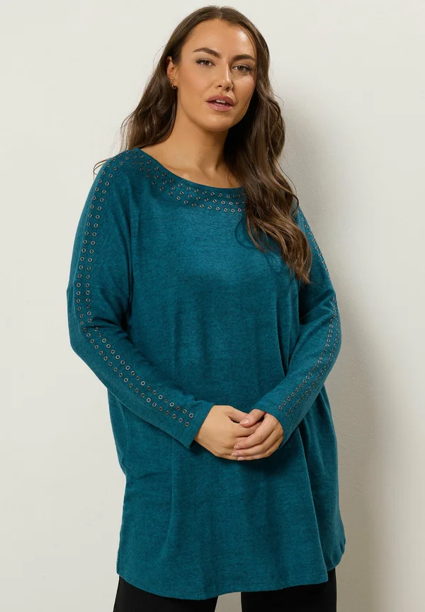 Strickpullover - teal