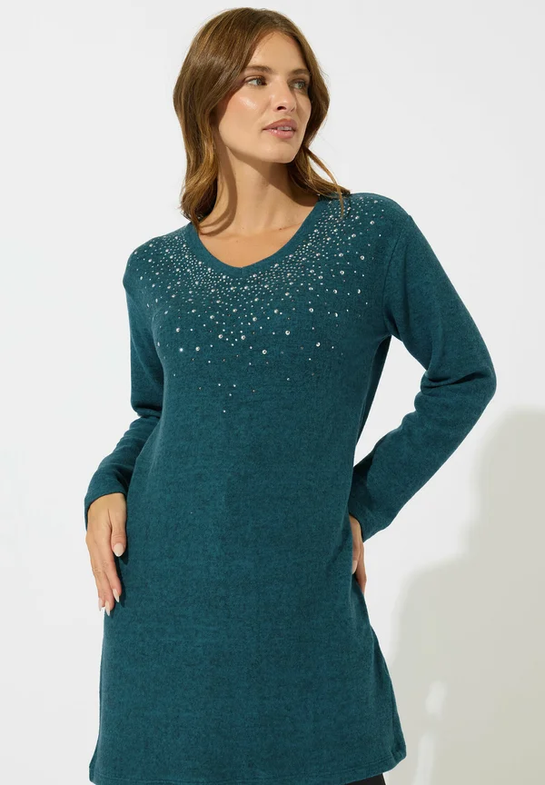 Strickpullover - teal