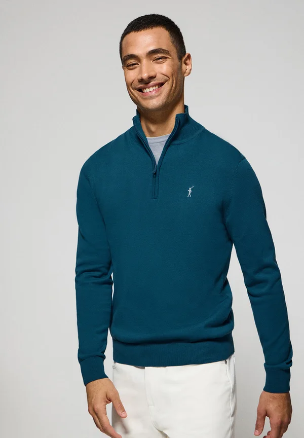 Strickpullover - teal
