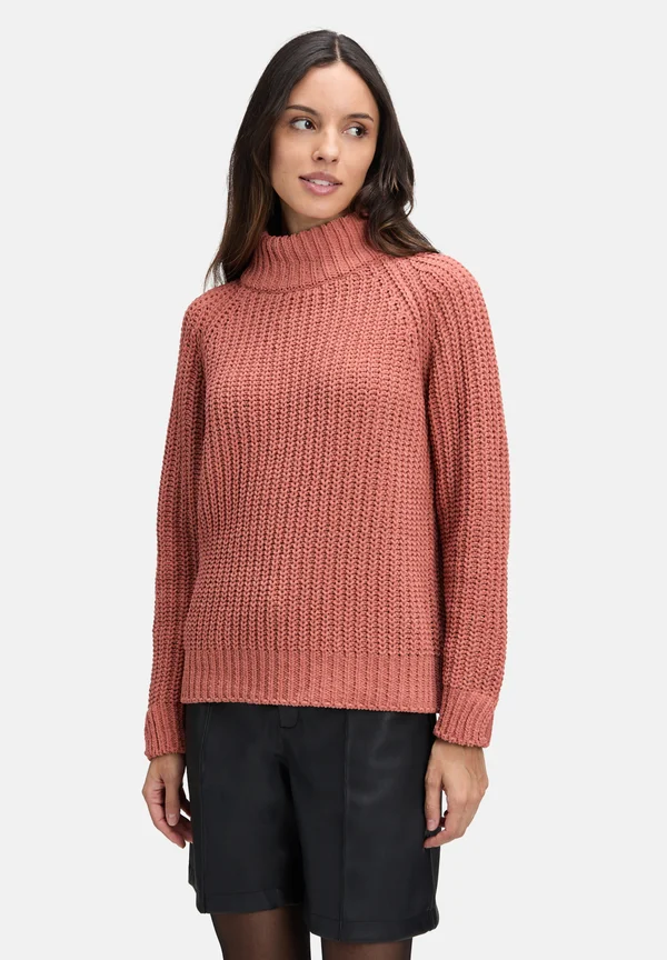 Strickpullover - terra cotta