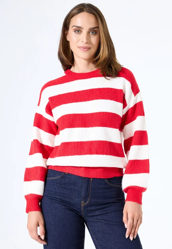 Strickpullover - true red