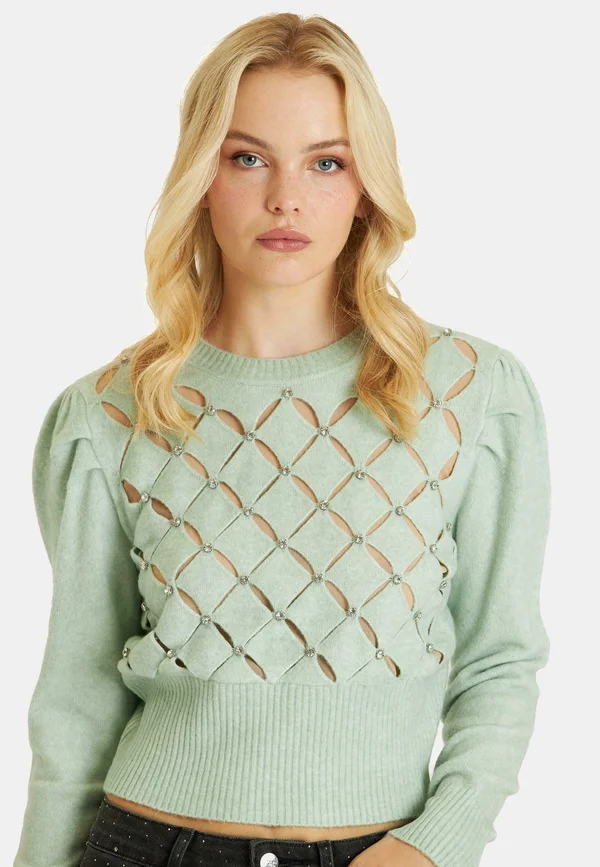 Strickpullover - verde
