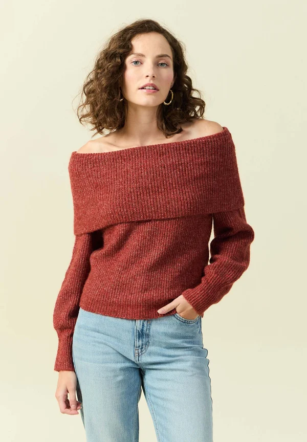 Strickpullover - vieux rose