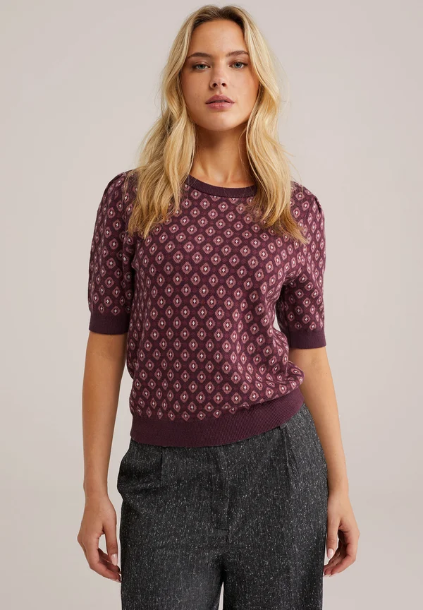 Strickpullover - vintage red