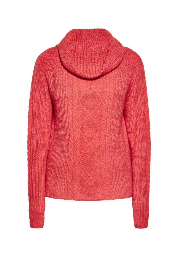 Strickpullover - vintage rot