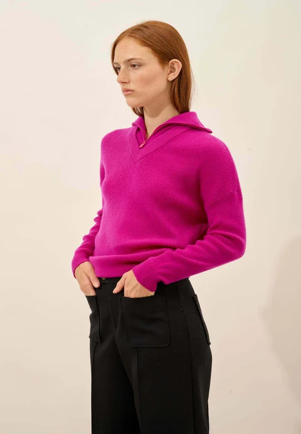 Strickpullover - violet