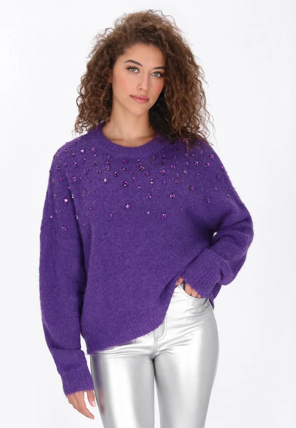 Strickpullover - violet