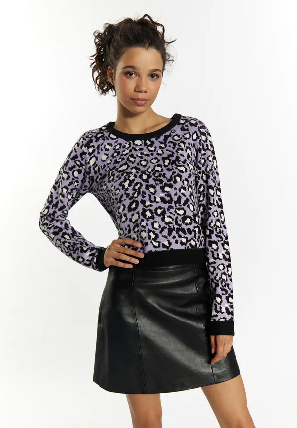 Strickpullover - violett