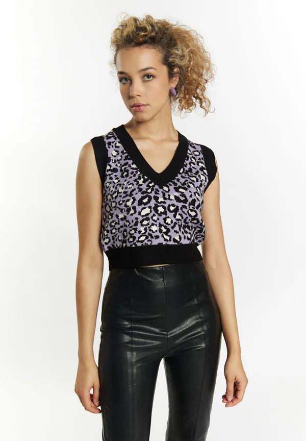 Strickpullover - violett