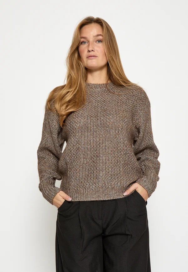 Strickpullover - walnut met