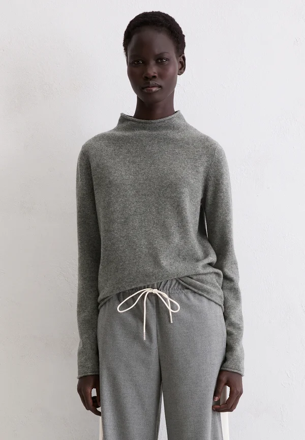 Strickpullover - warm granite melange