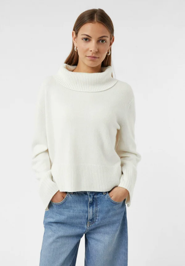 Strickpullover - weiß