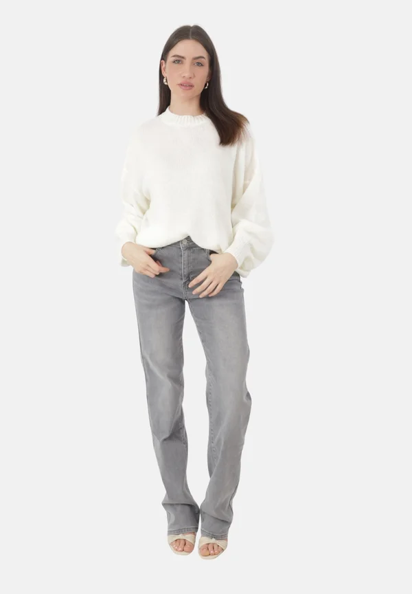 Strickpullover - weiß