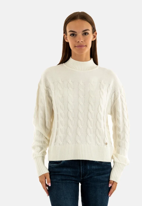 Strickpullover - weiß