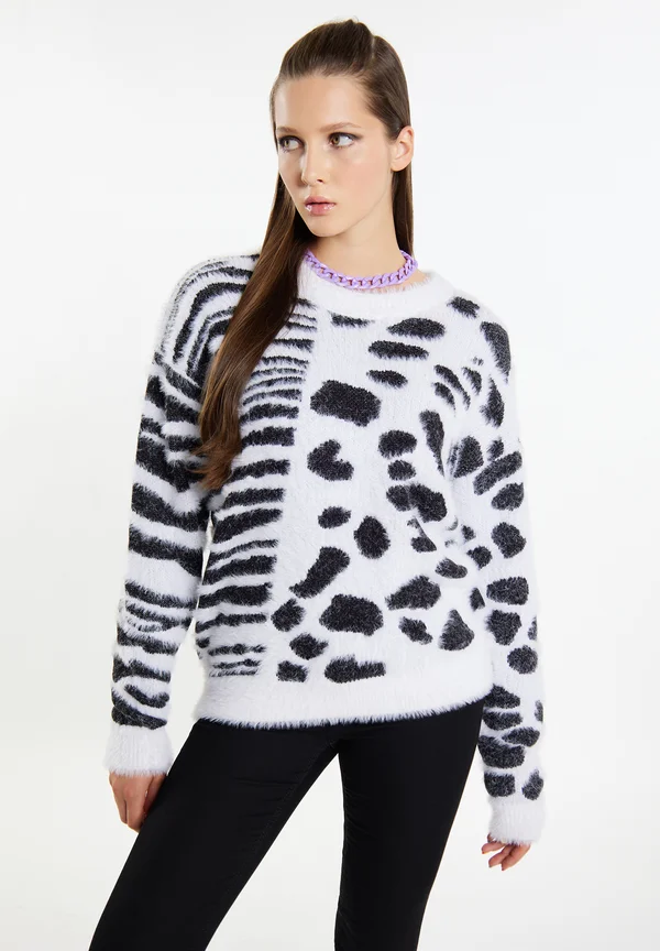 Strickpullover - weiss