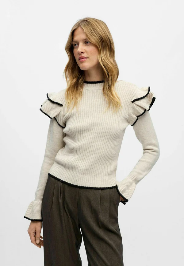 Strickpullover - white sand