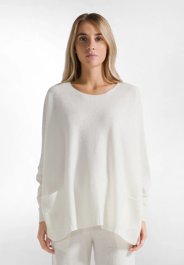 Strickpullover - white