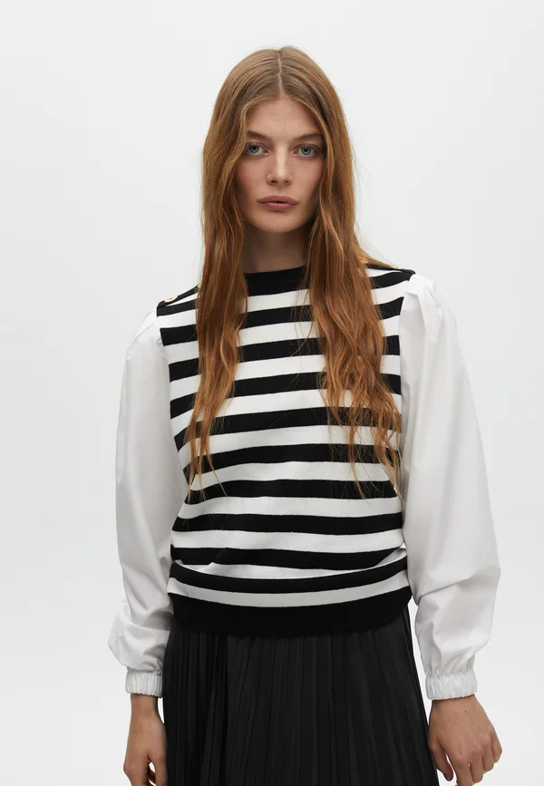 Strickpullover - white