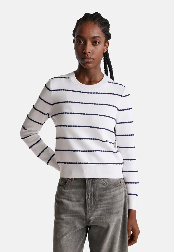 Strickpullover - white