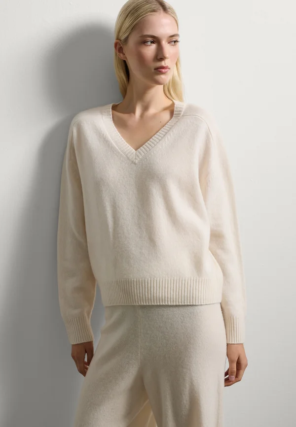 Strickpullover - white