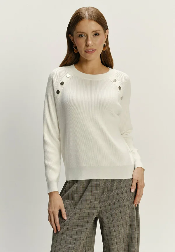 Strickpullover - white