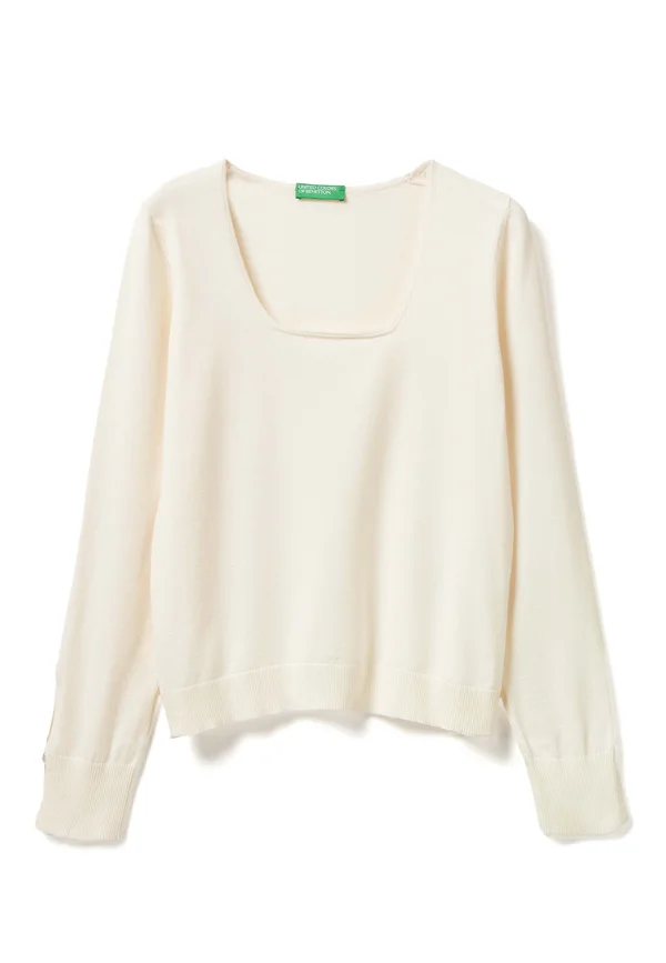 Strickpullover - white