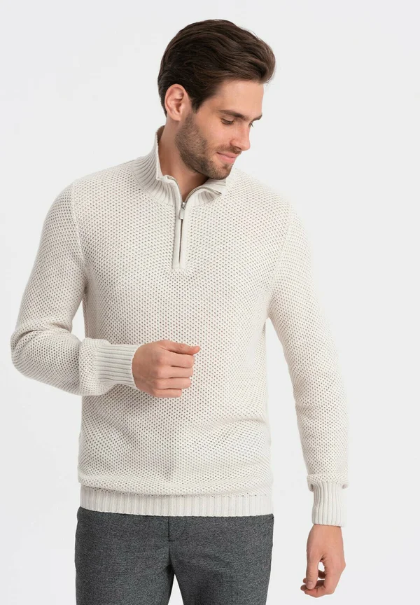 Strickpullover - white