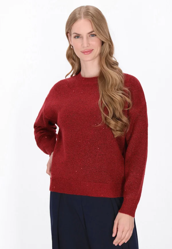 Strickpullover - wine red