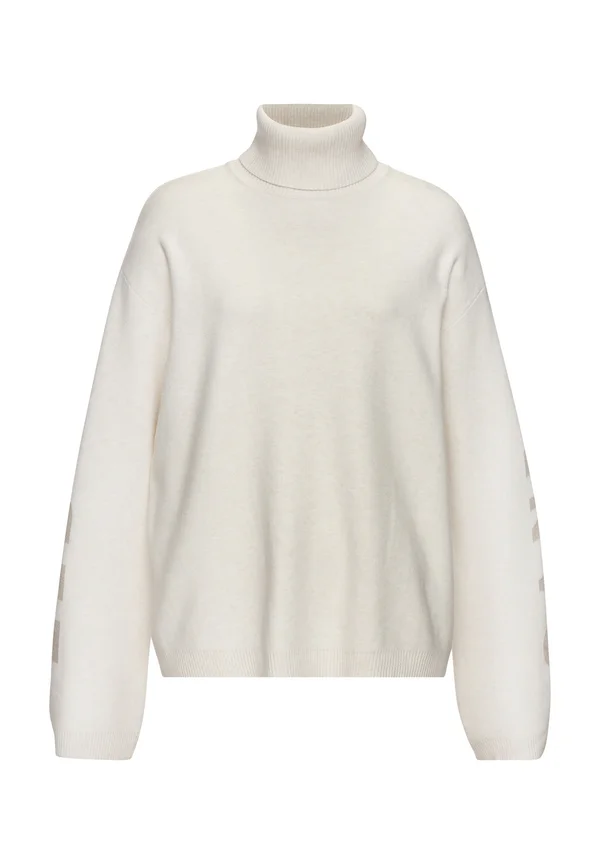 Strickpullover - wollweiß meliert