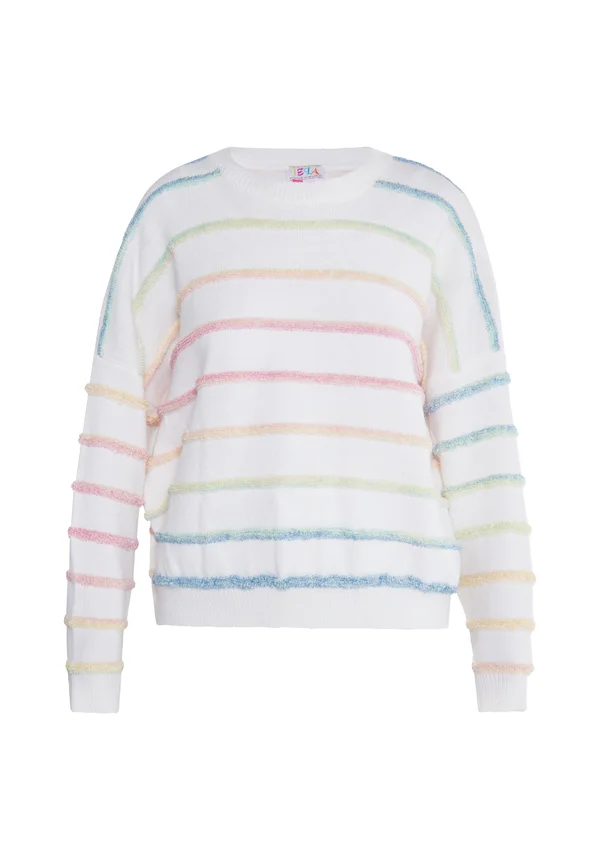 Strickpullover - wollweiss