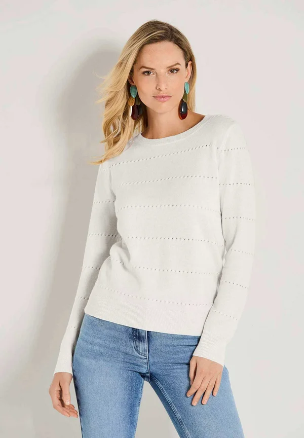 Strickpullover - wool white