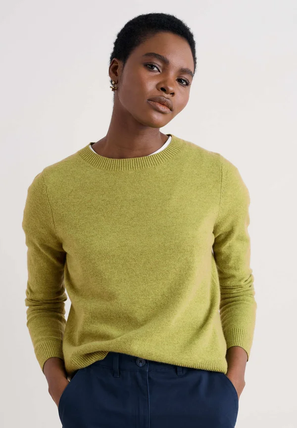 Strickpullover - yellow pickle