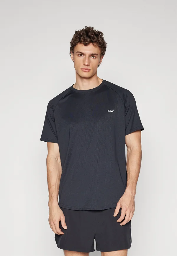 STRIDE RAGLAN MEN - Sport T-Shirt - black