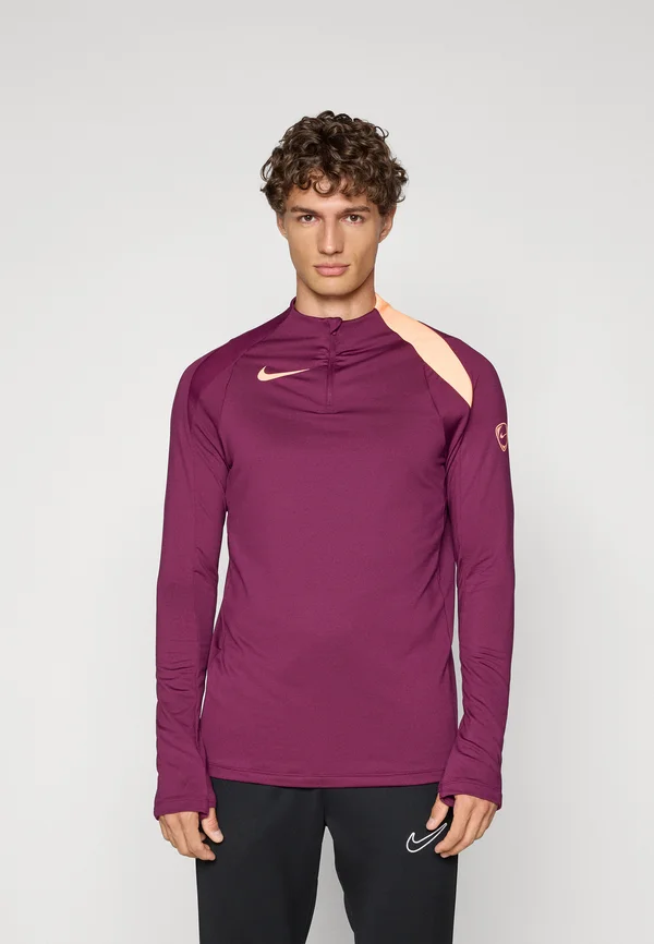 STRIKE T90 - Langarmshirt - bordeaux/orange pulse