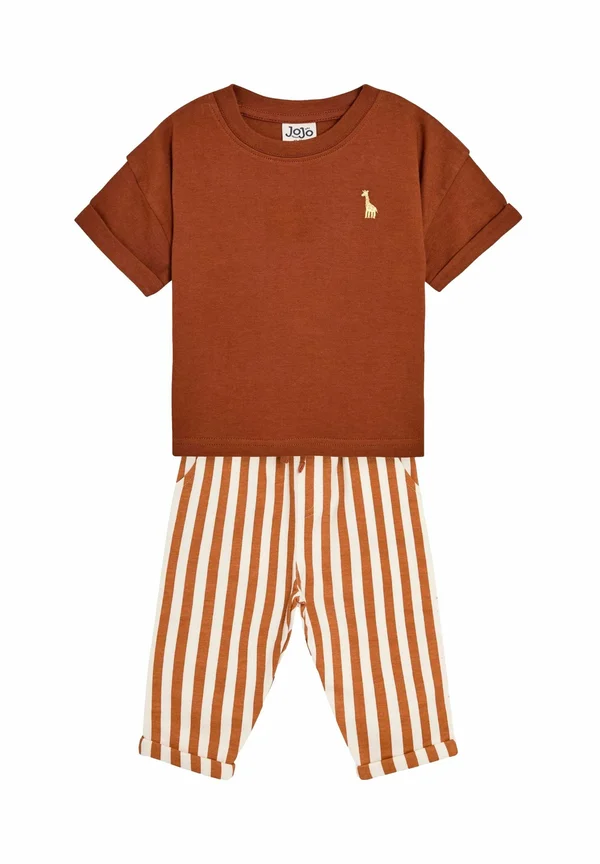STRIPE JOGGERS SET 2 PIECE - Jogginghose - brown giraffe print