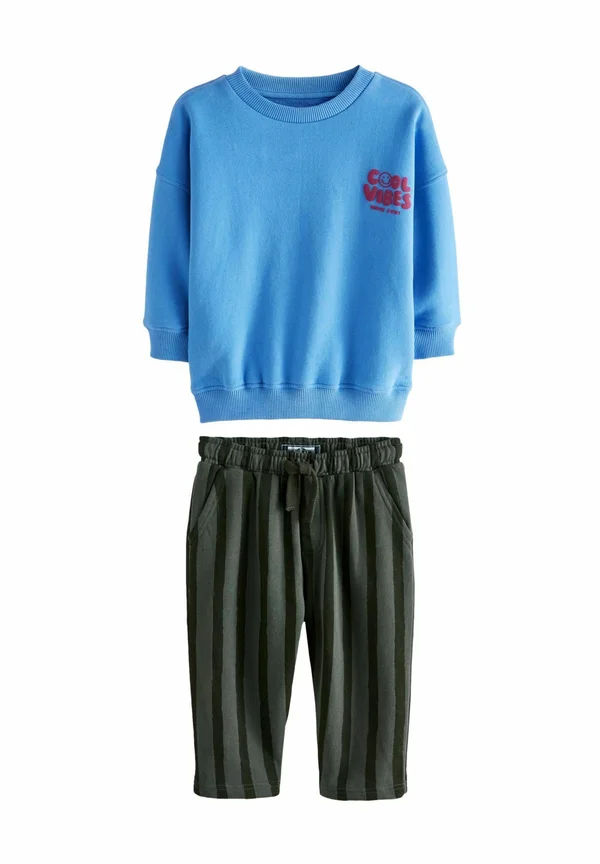 STRIPE JOGGERS SET - Trainingsanzug - blue grey